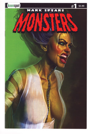 Mark Spears Monsters   1  NM- (9.2)   (2024) Spears Bridezilla   Variant