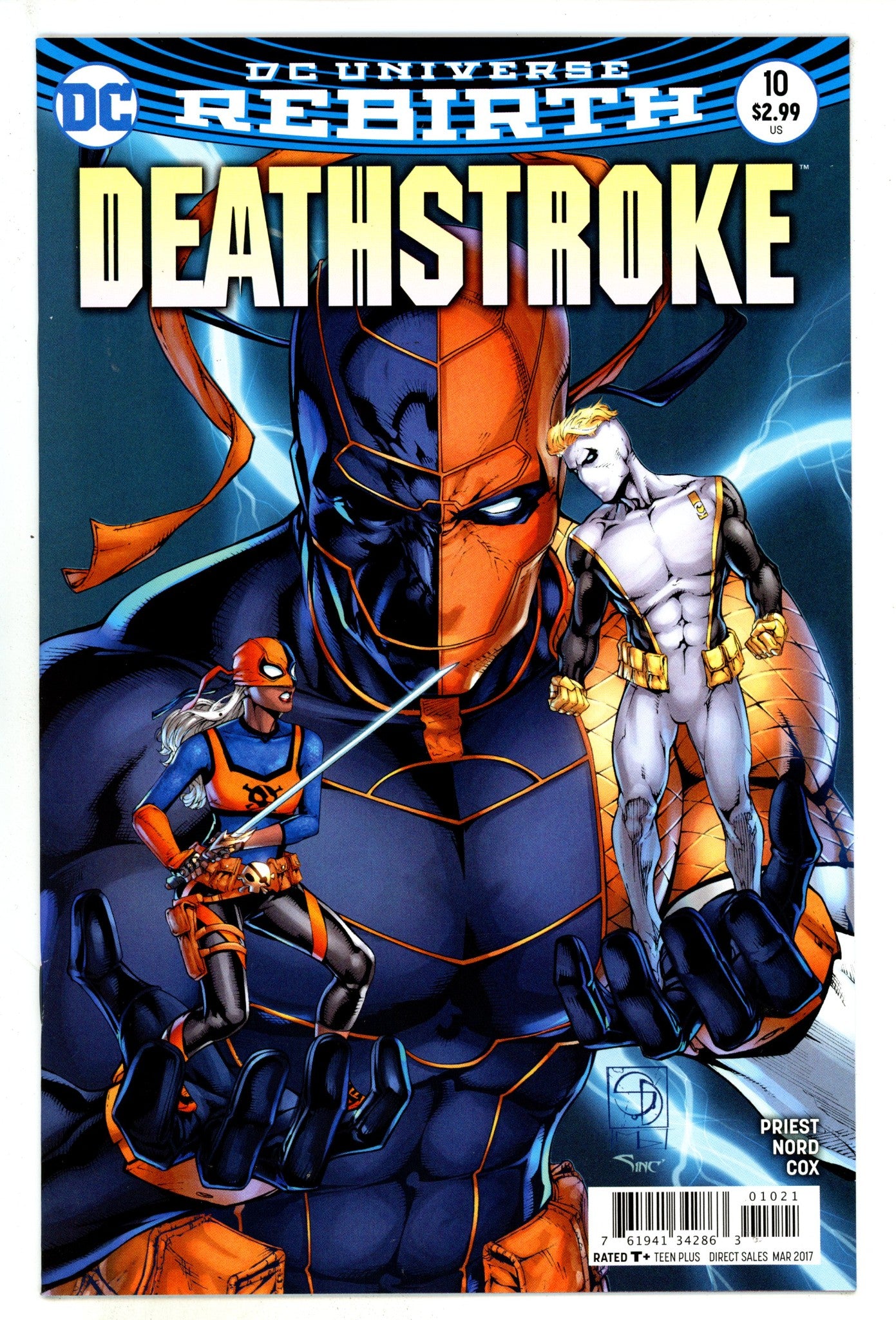Deathstroke Vol 4 10 High Grade (2017) Davis Variant 