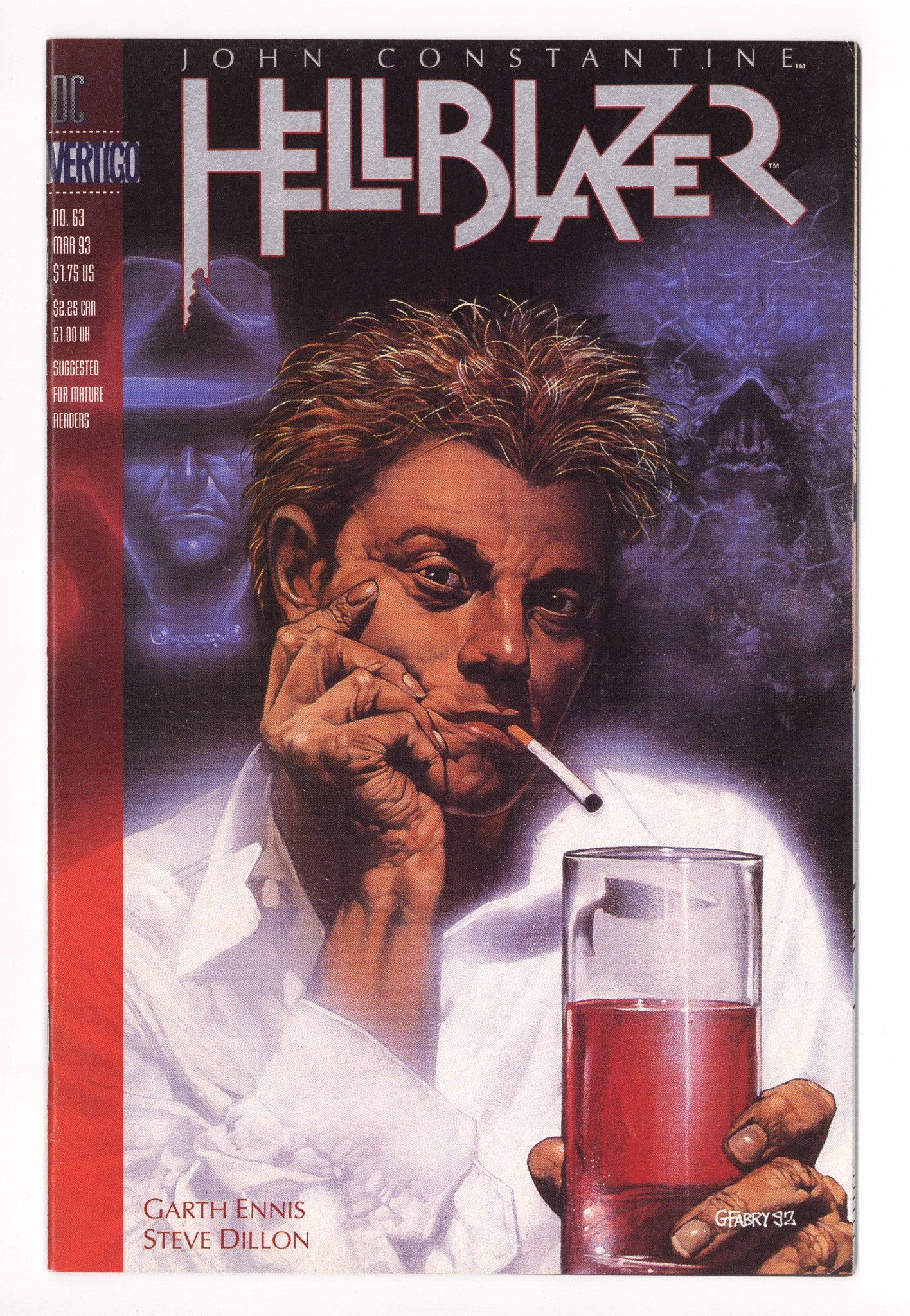 Hellblazer Vol 1 63 Mid Grade (1993) 