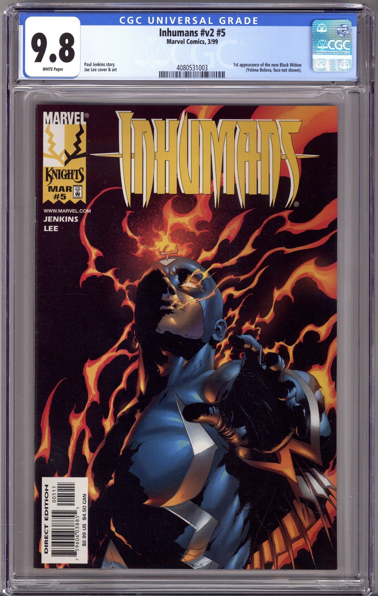 Inhumans Vol 2 5 CGC 9.8 (NM/M) (1999) 