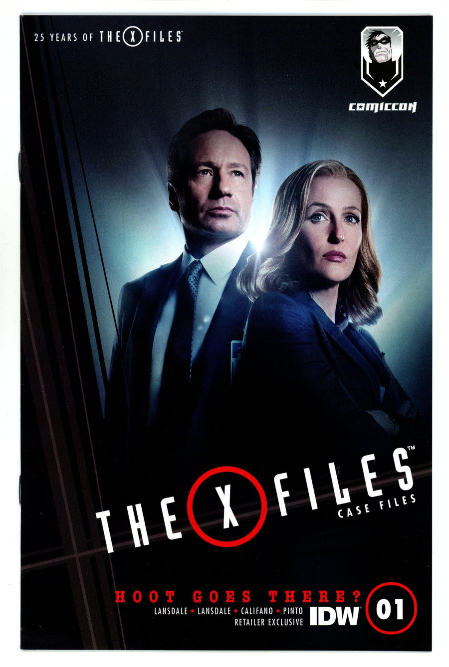 The X-Files: Case Files — Hoot Goes There? 1 NM- (9.2) (2018) Photo Exclusive Variant 