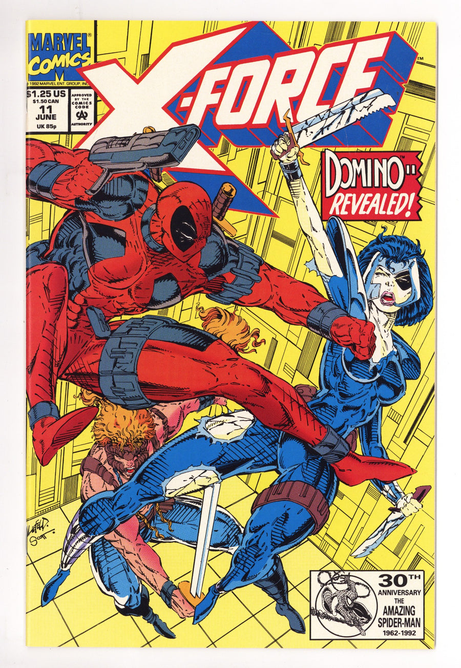 X-Force Vol 1 11  VF+ (8.5)   (1992)        