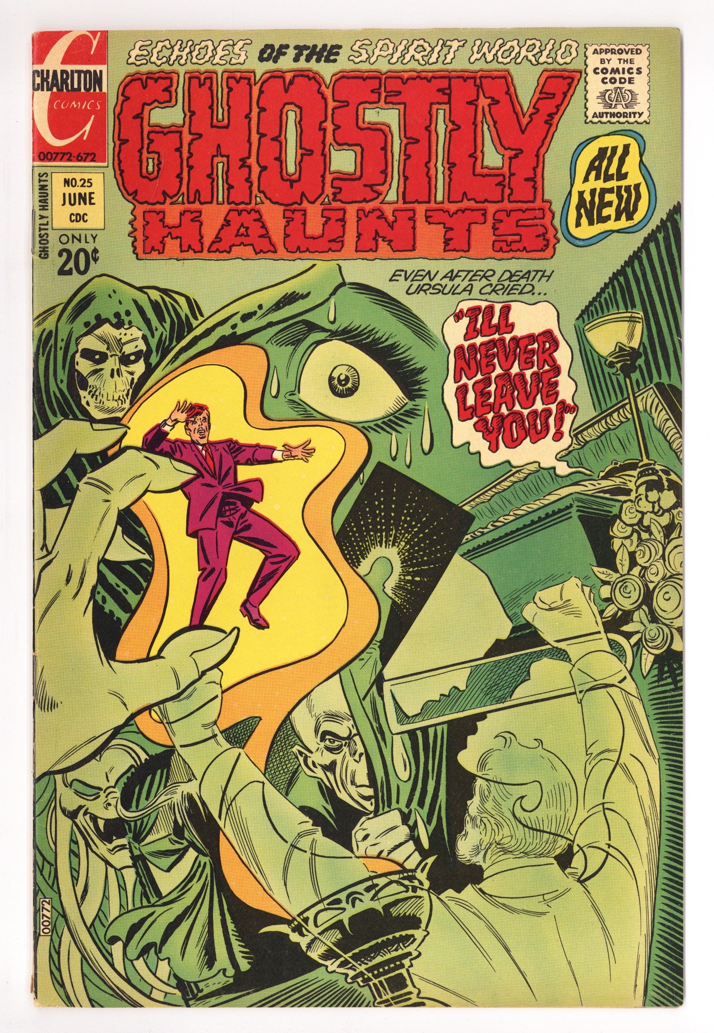 Ghostly Haunts 25 Mid Grade (1972) 
