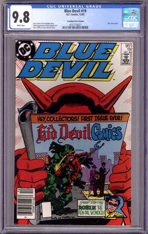 Blue Devil 19 CGC 9.8 (NM/M) (1985) Canadian Price Variant