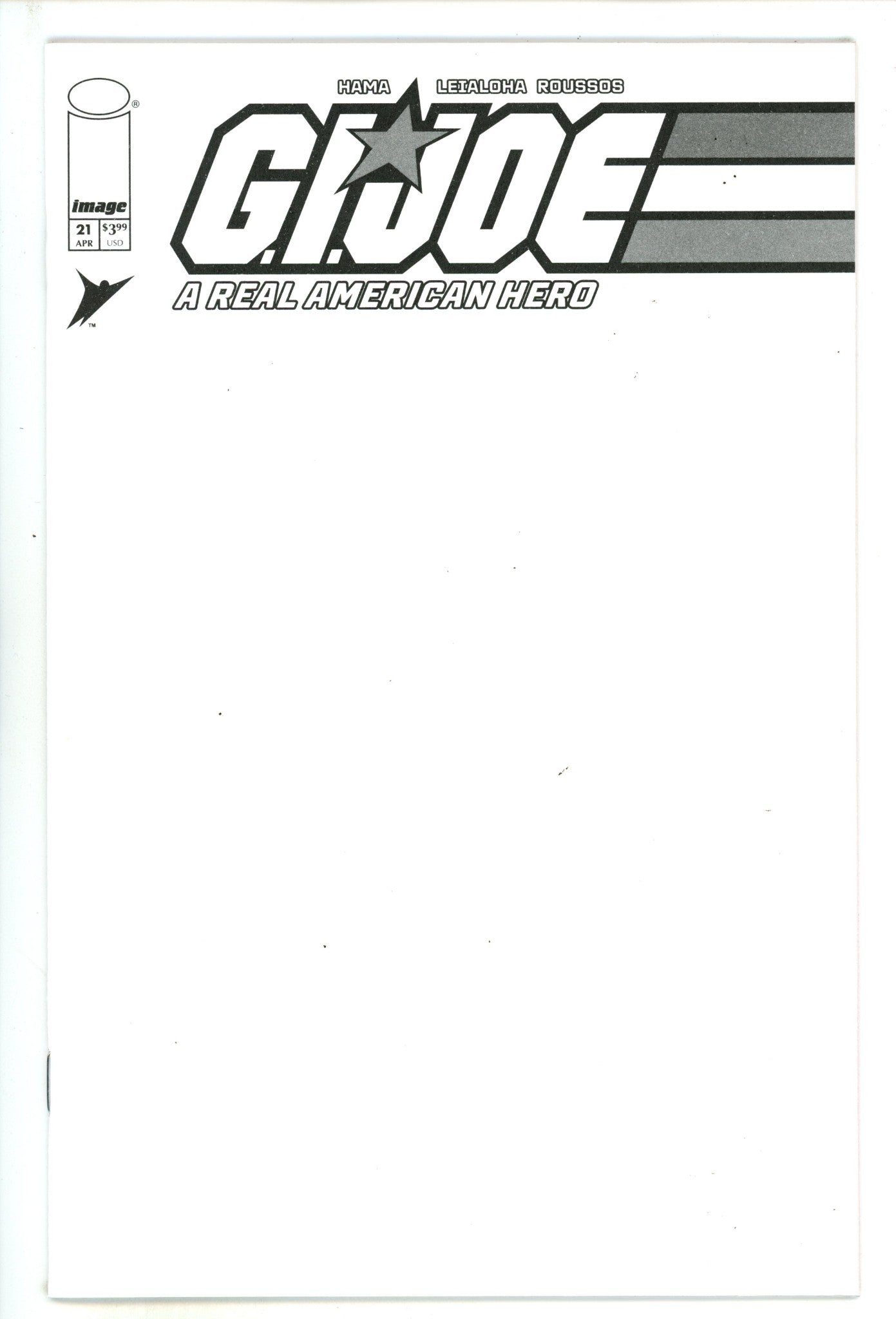 G.I. Joe A Real American Hero Silent Missions Edition 21 Blank Variant (2025)