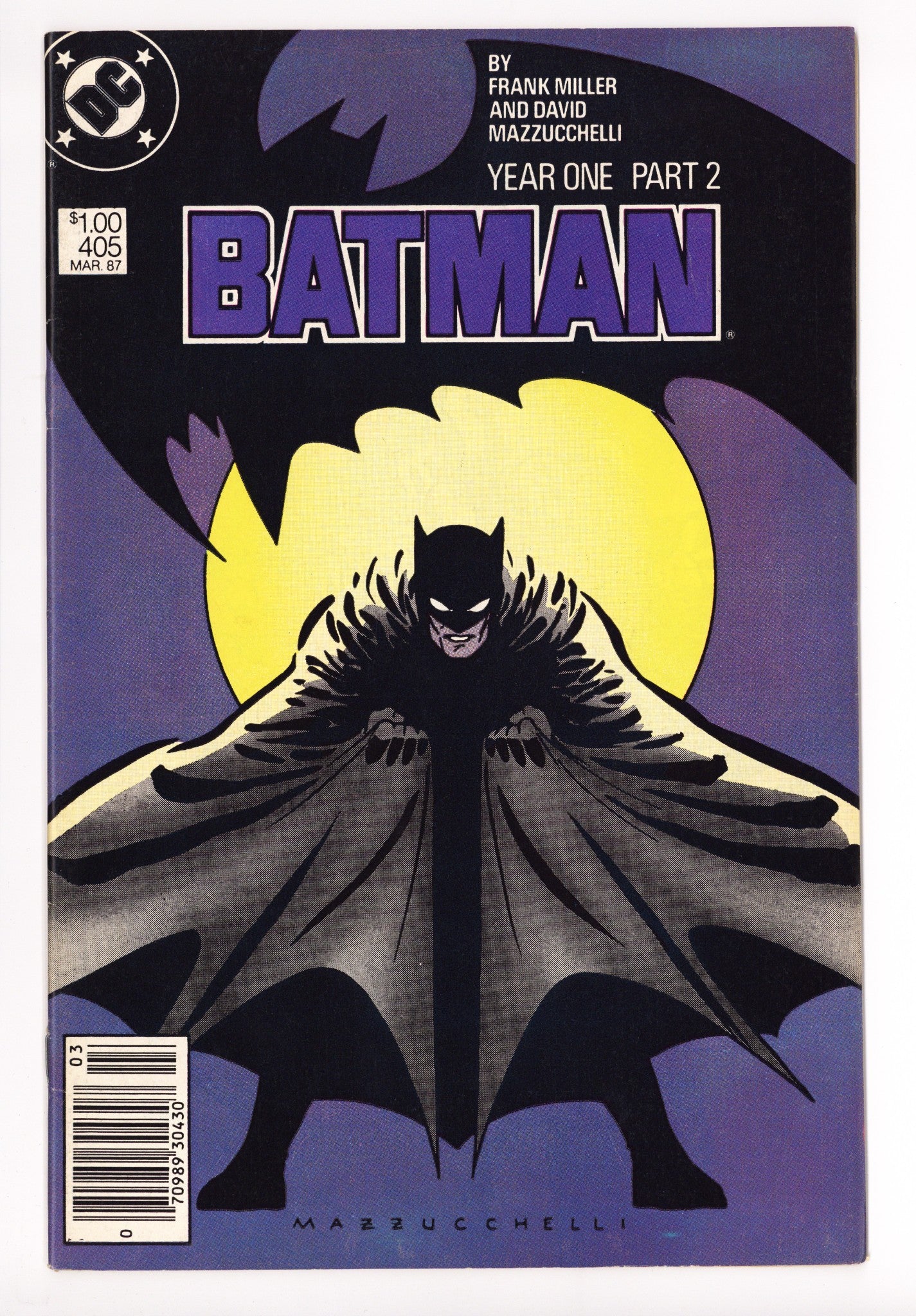 Batman Vol 1 405 FN (6.0) (1987) Canadian Price Variant 