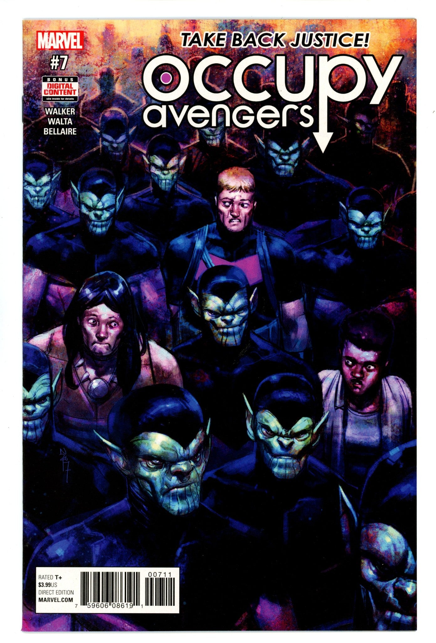 Occupy Avengers 7 High Grade (2017) 