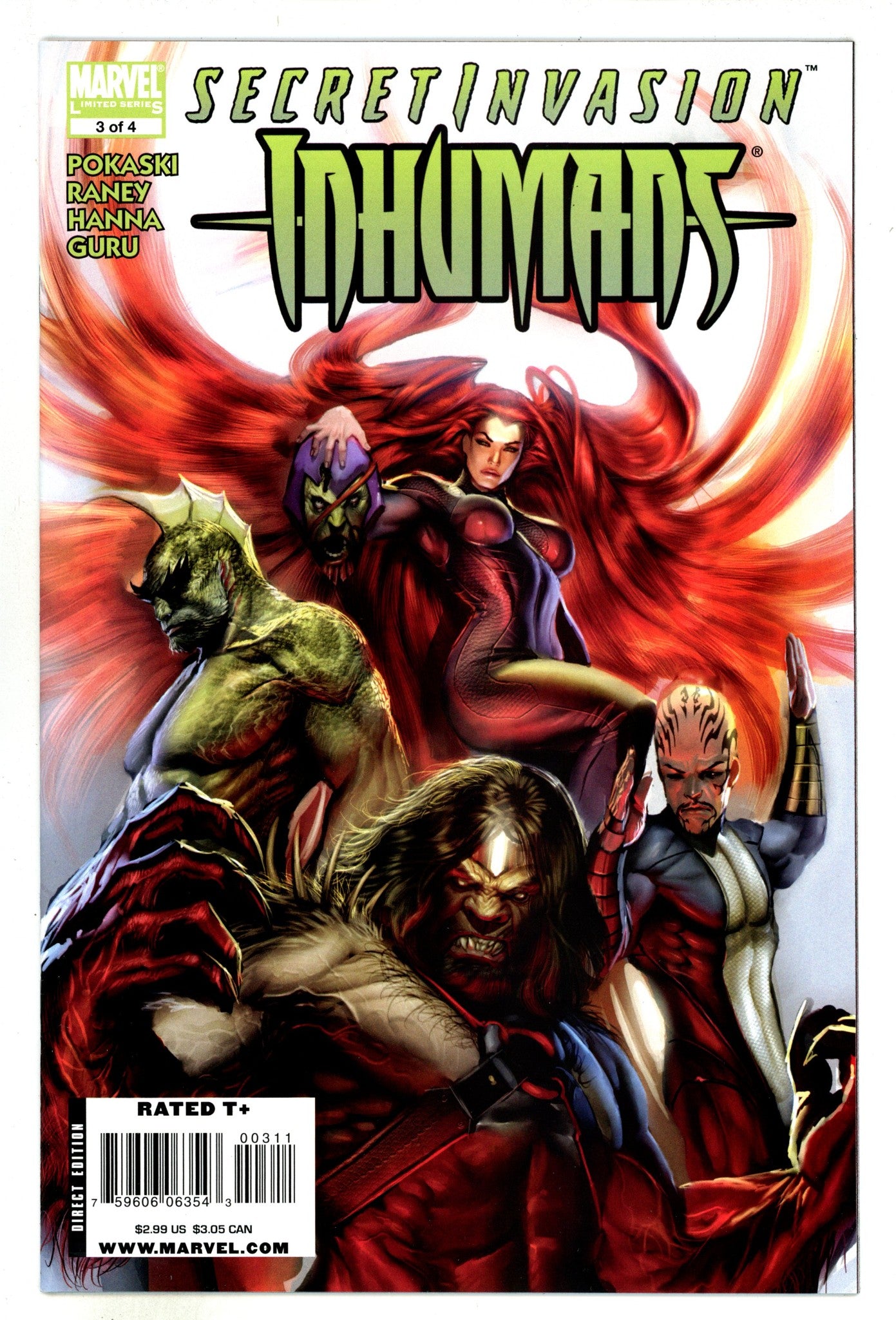 Secret Invasion: Inhumans 3 High Grade (2008) 
