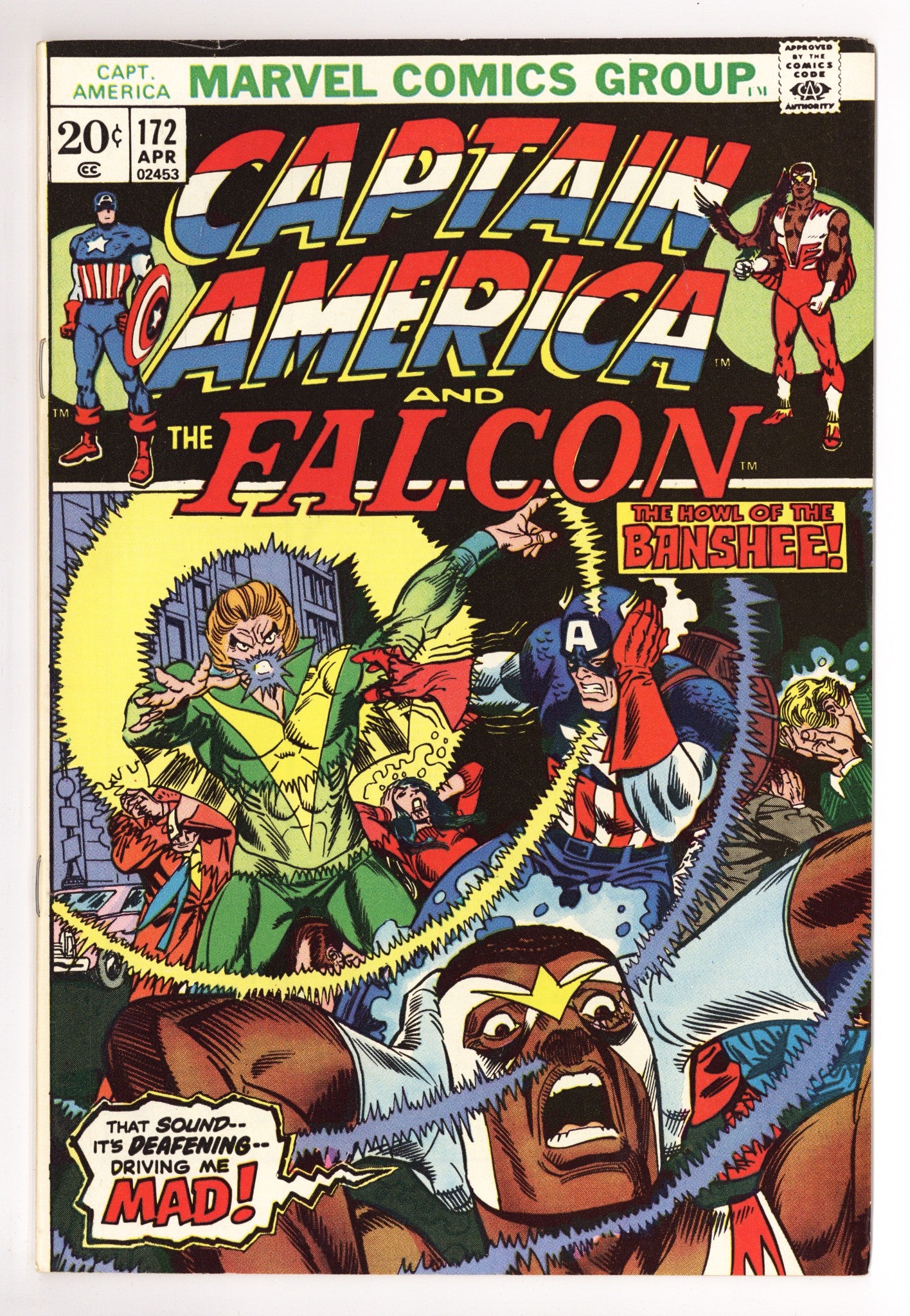 Captain America Vol 1 172 VF (8.0) (1974) 
