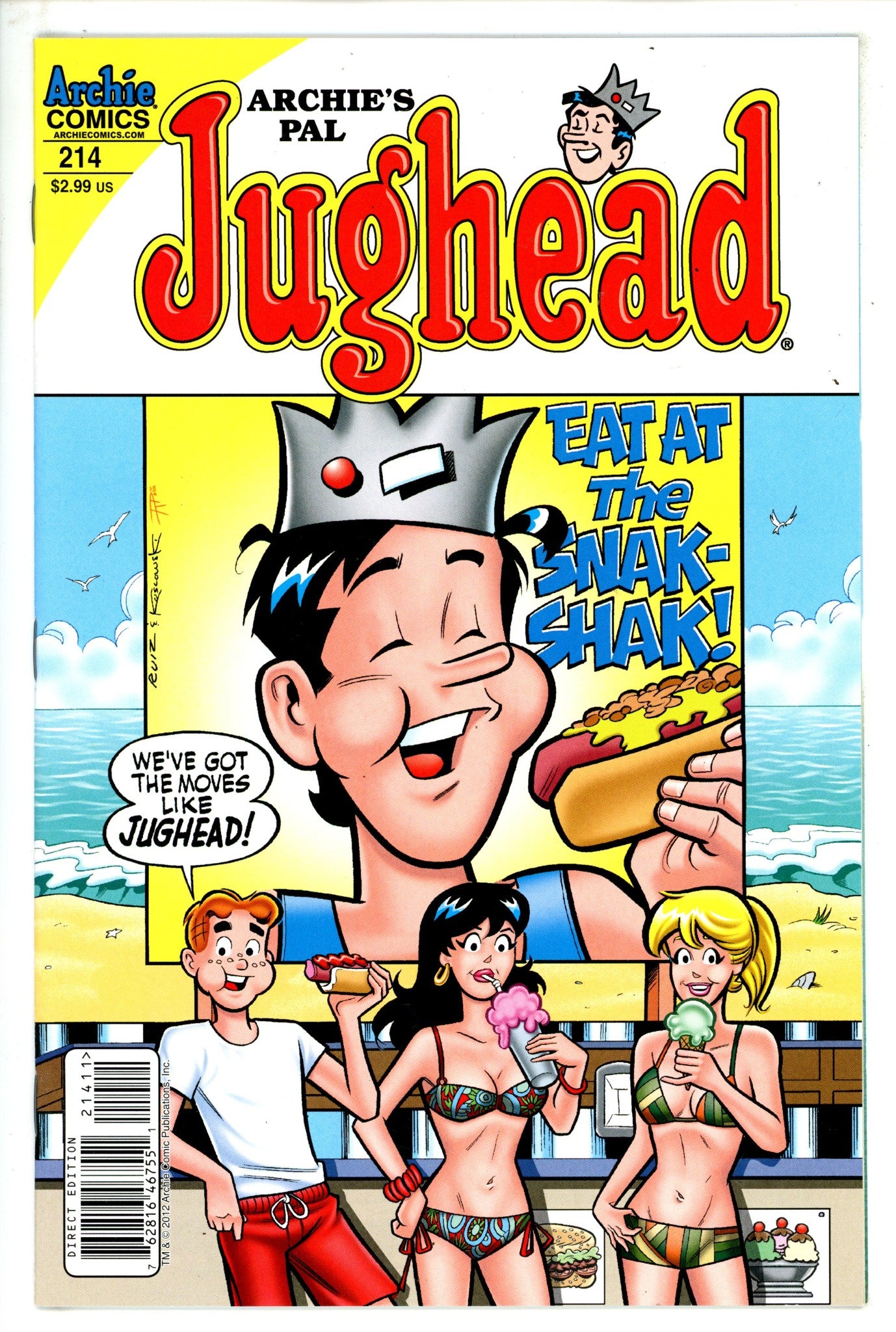Archie's Pal Jughead Comics 214 VF (8.0) (2012) 
