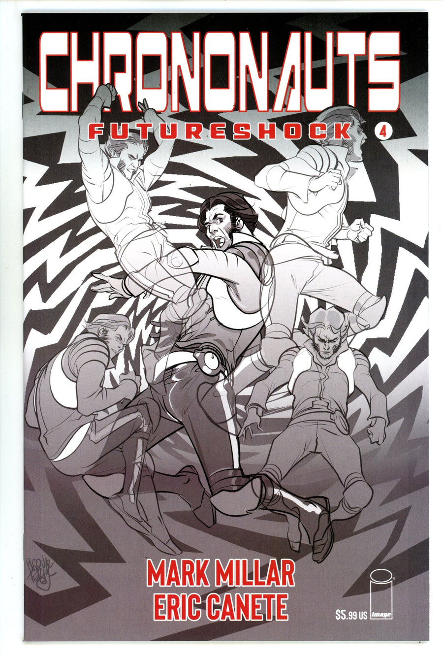 Chrononauts: Futureshock 4 High Grade (2019) Ferry Sketch Variant 