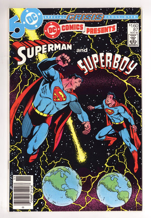 DC Comics Presents Vol 1 87 VF- (7.5) (1985) Canadian Price Variant