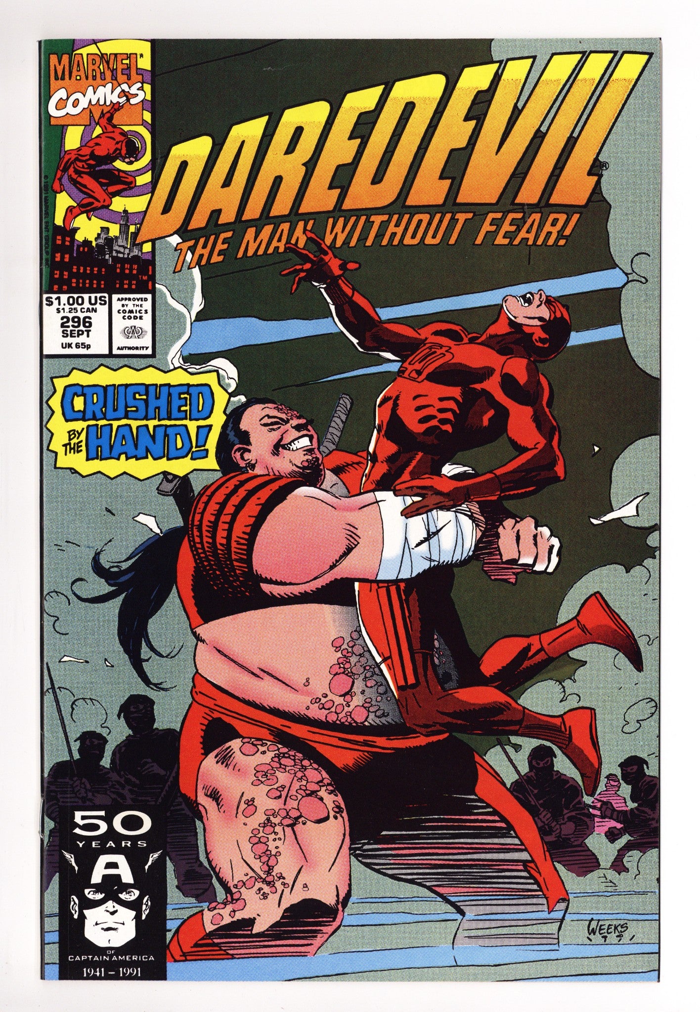Daredevil Vol 1 296 High Grade (1991) 