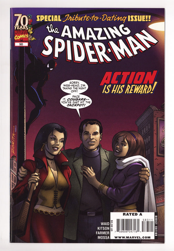 The Amazing Spider-Man Vol 2 583 NM- (9.2) (2009)