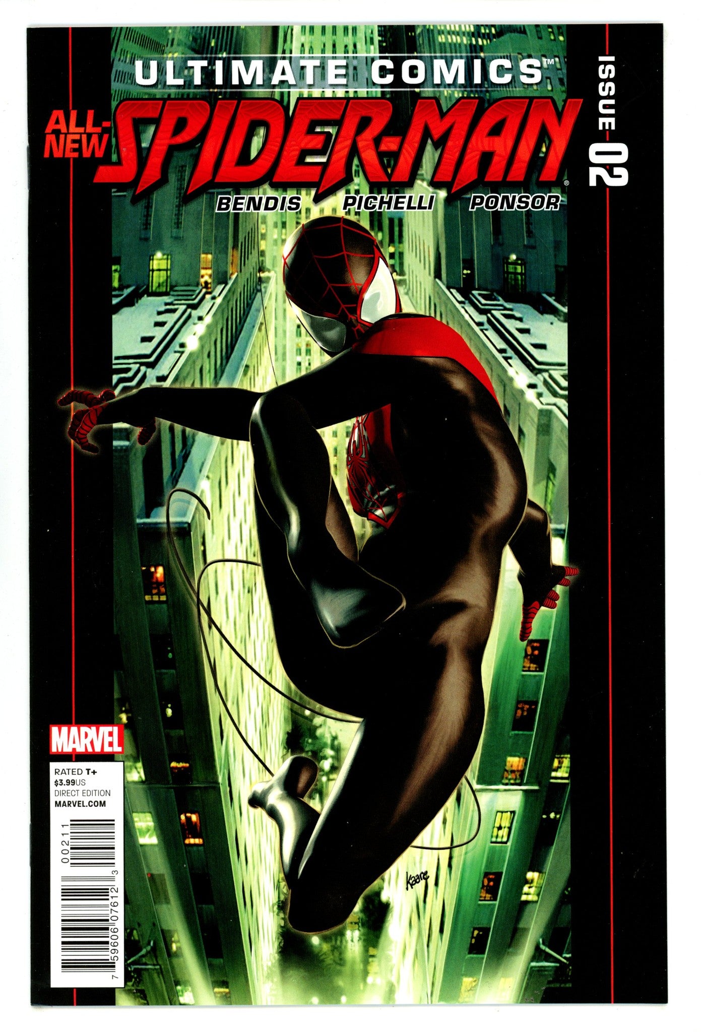Ultimate Comics Spider-Man Vol 2 2 NM- (9.2) (2011) 