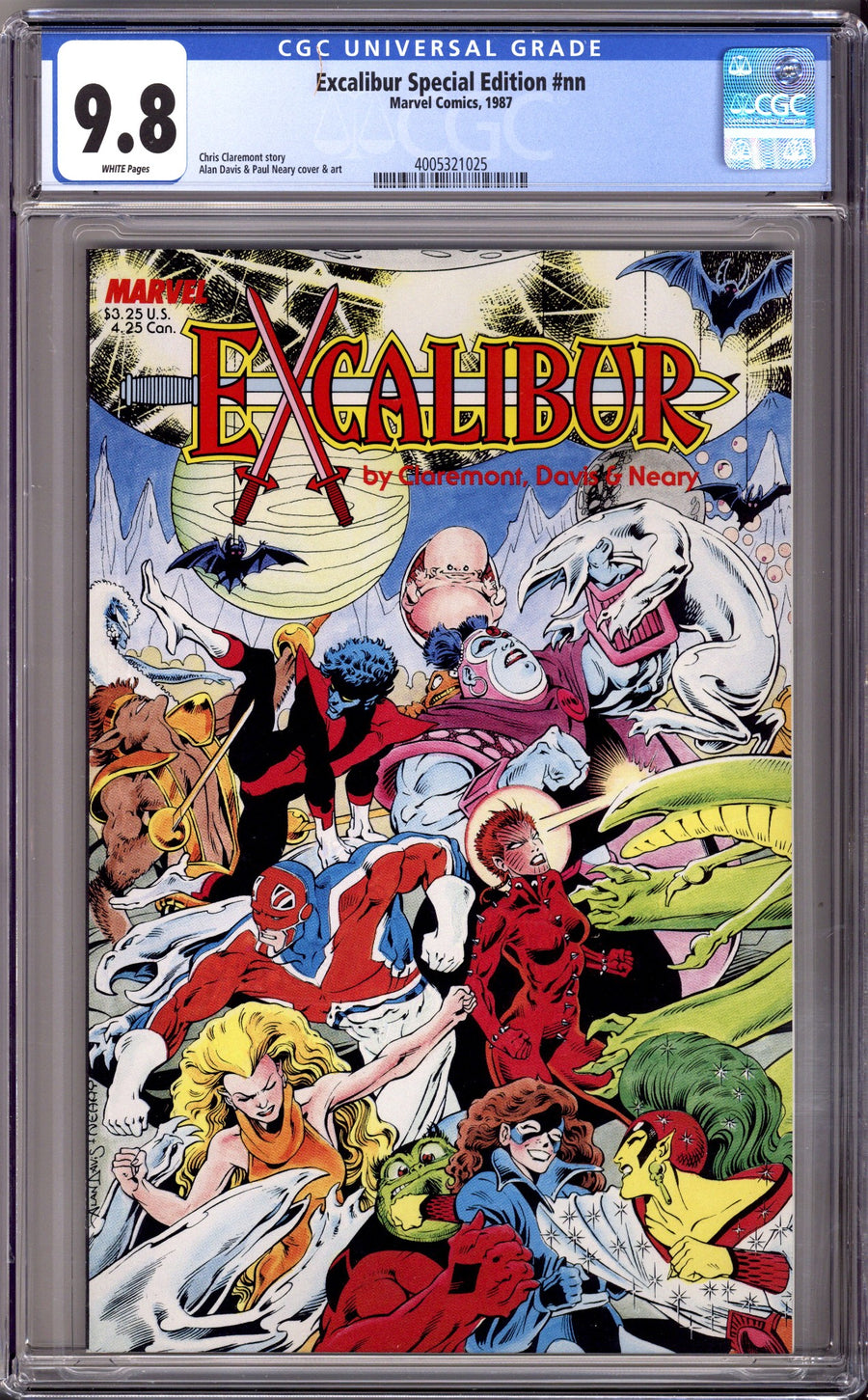 Excalibur Special Edition [nn] CGC 9.8 (NM/M) (1987) 