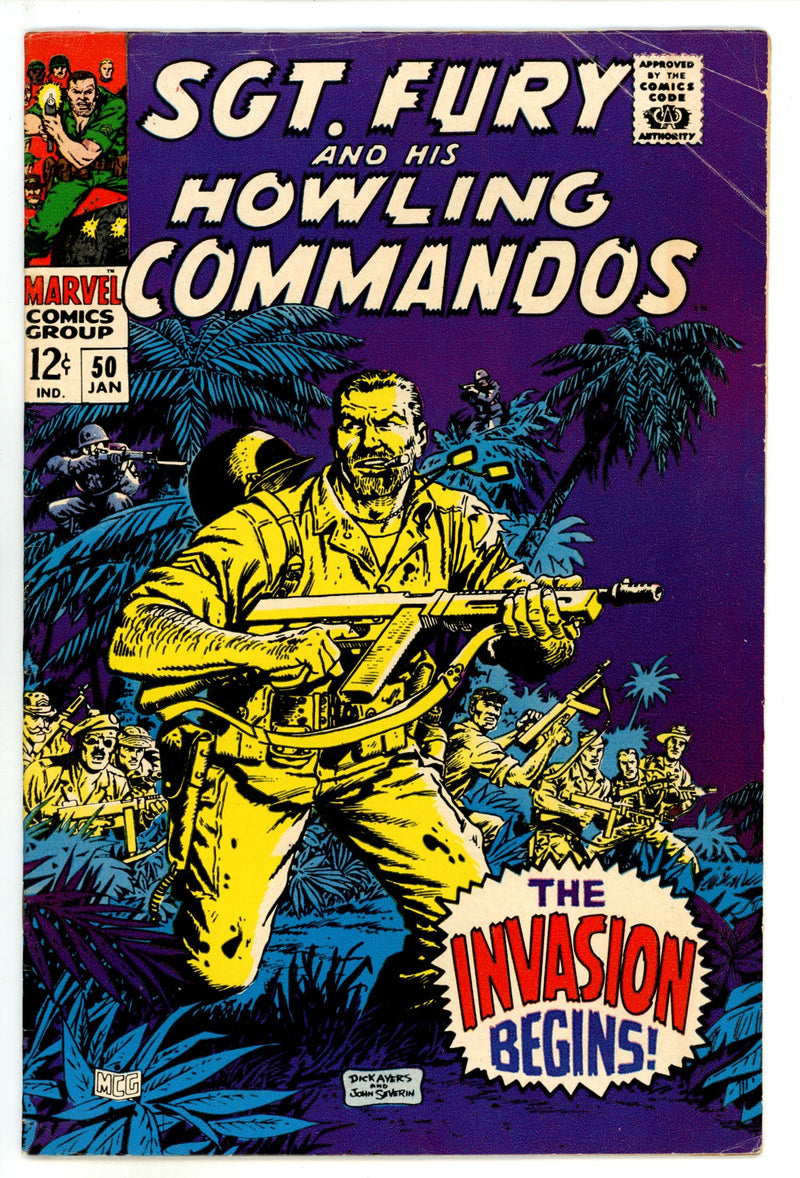 Sgt. Fury 50 VG+ (4.5) (1968) 