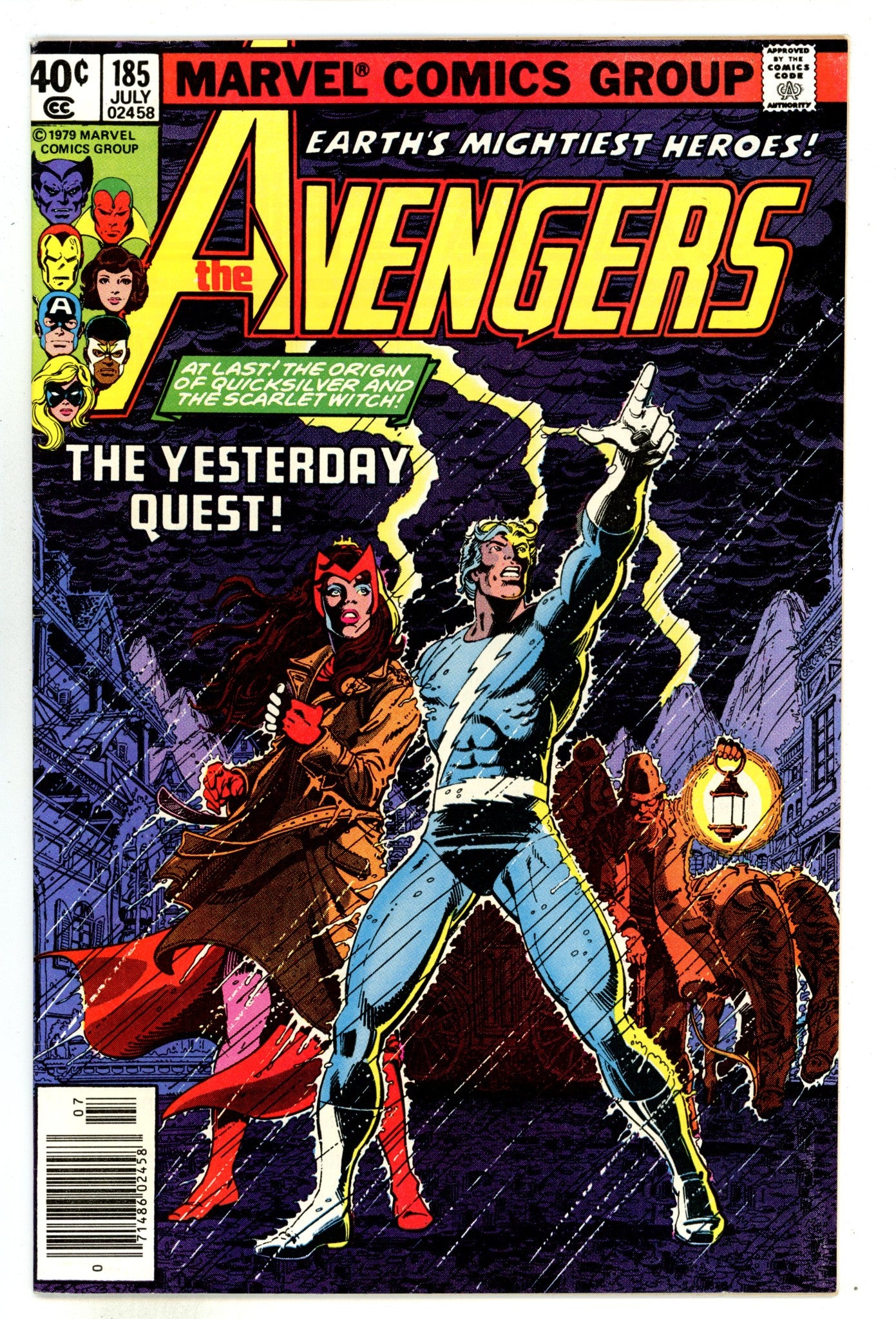 The Avengers Vol 1 185  VF- (7.5)   (1979)     Newsstand  