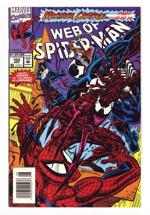 Web of Spider-Man Vol 1 103  Mid Grade   (1993)   Newsstand