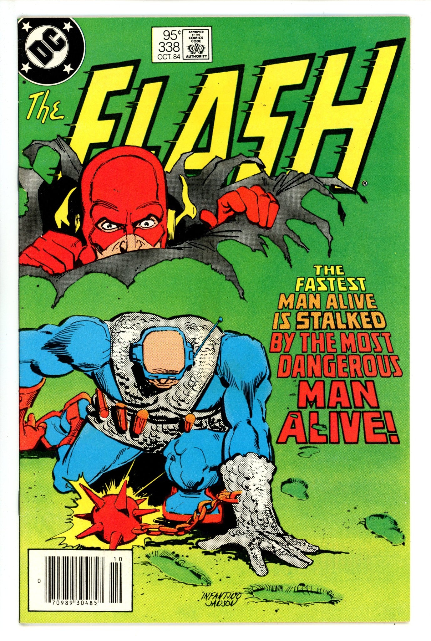 The Flash Vol 1 338 Canadian Variant VF- (1984)