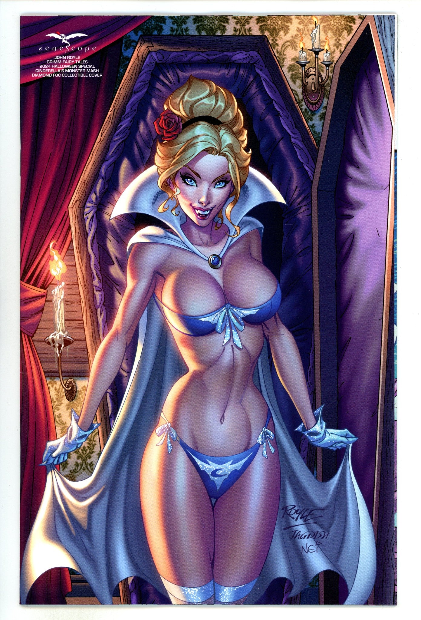 Grimm Fairy Tales 2024 Halloween Cinderellas Monster Mash 1 Royle Risque Incentive Variant VF/NM (2024)