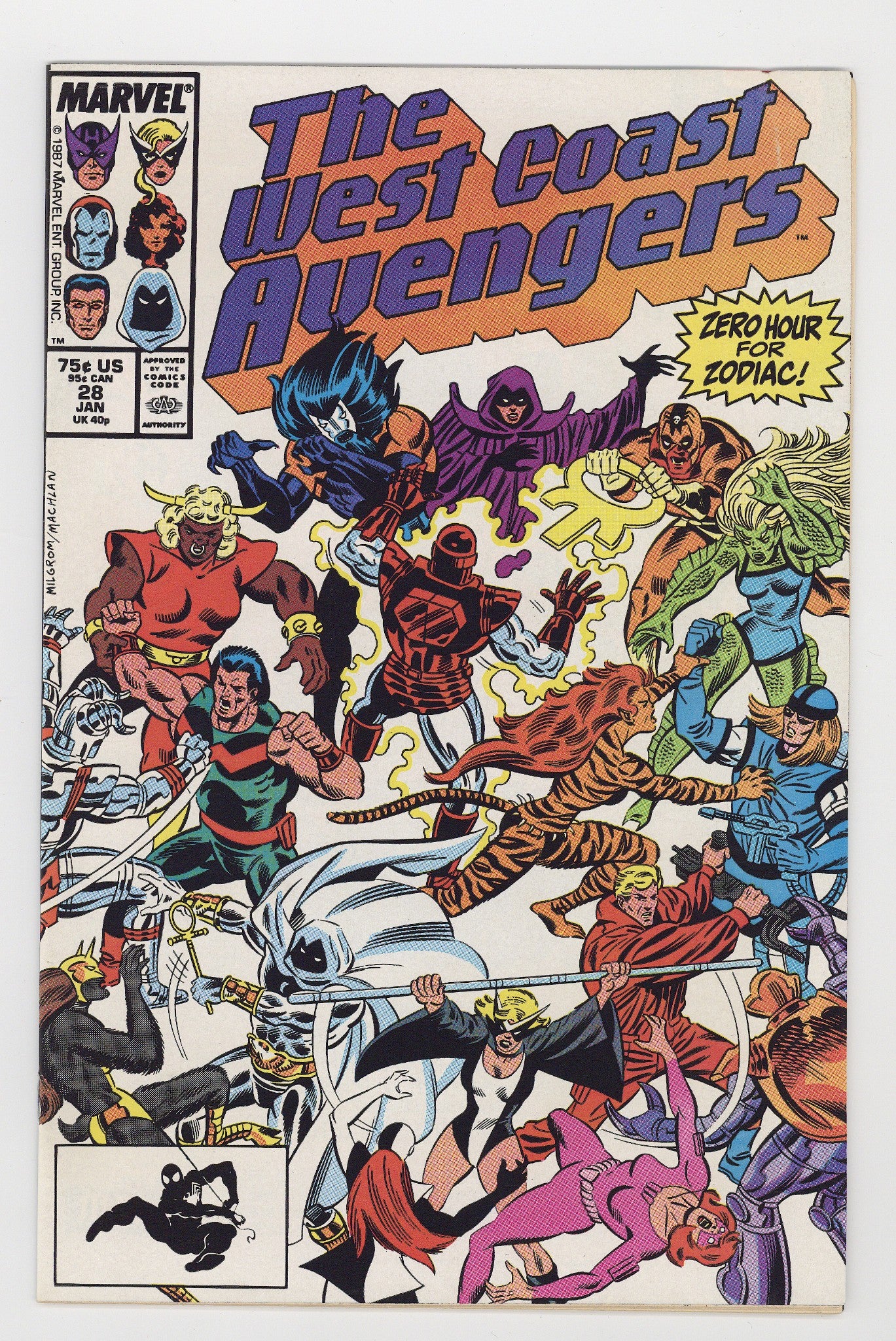 West Coast Avengers Vol 2 28 Mid Grade (1988) 
