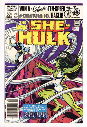 The Savage She-Hulk 22 Mid Grade (1981) Newsstand 