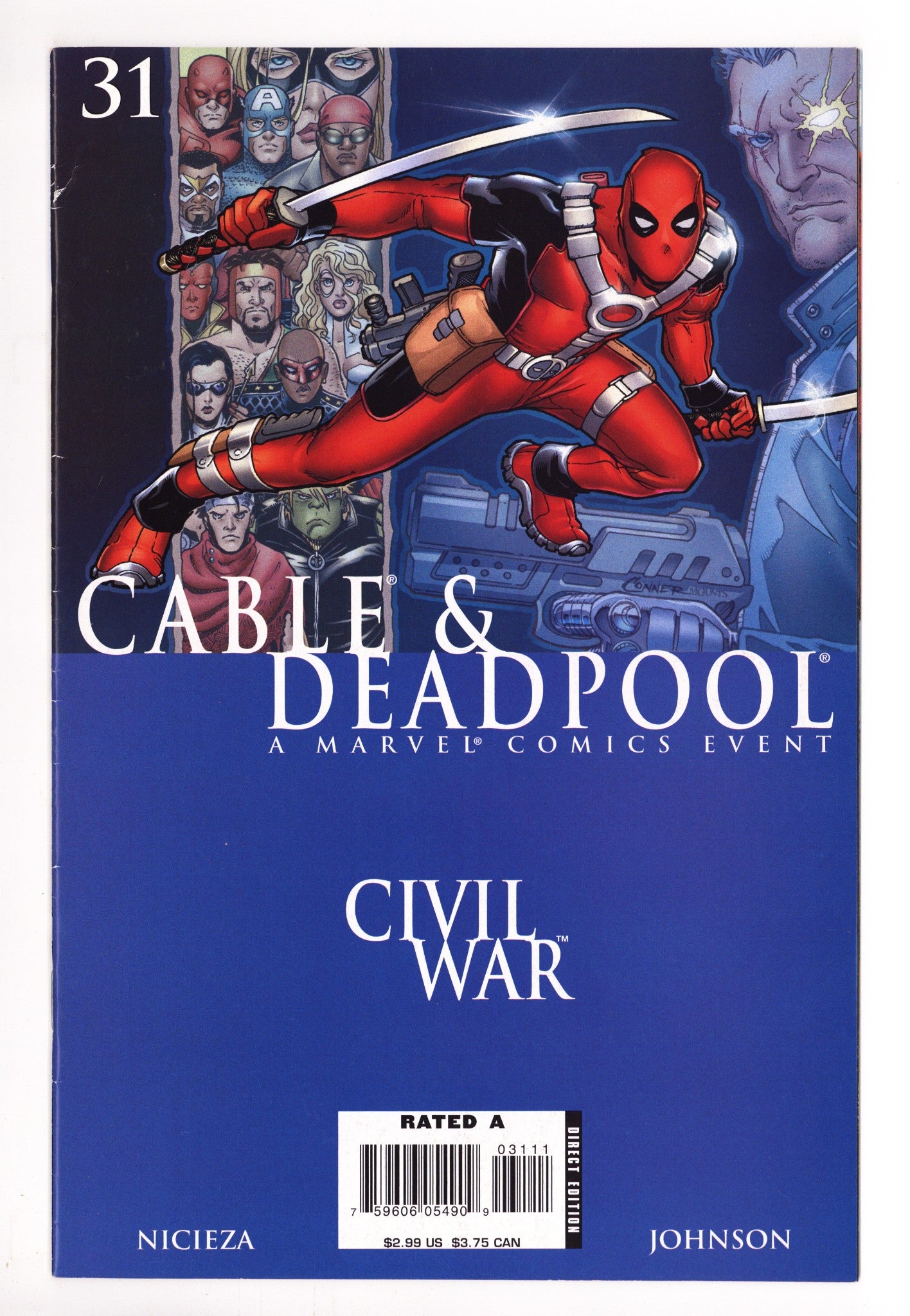 Cable & Deadpool Vol 1 31 Mid Grade (2006) 