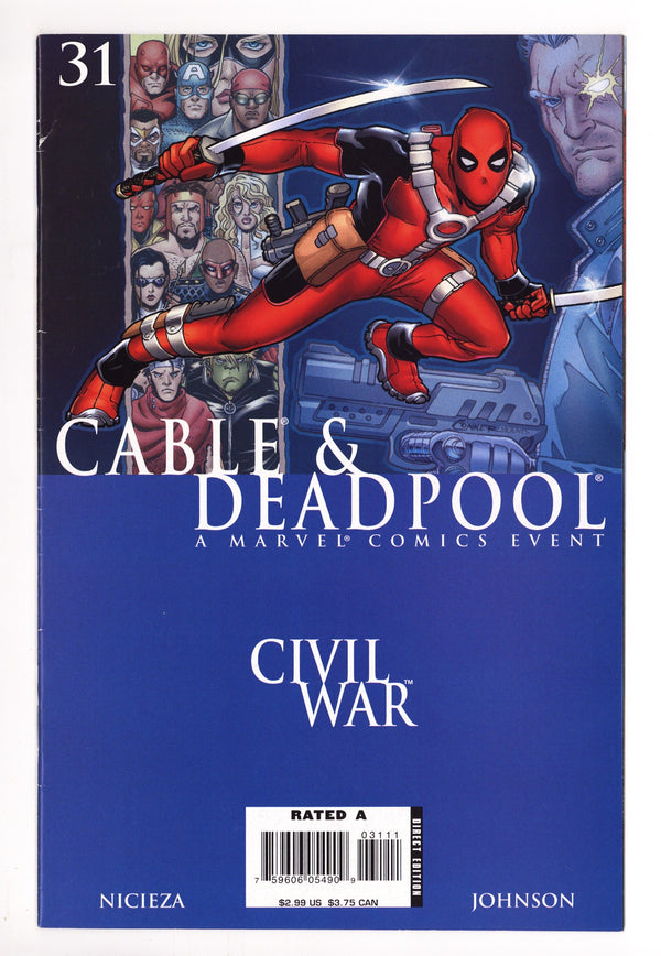 Cable & Deadpool Vol 1 31 Mid Grade (2006)