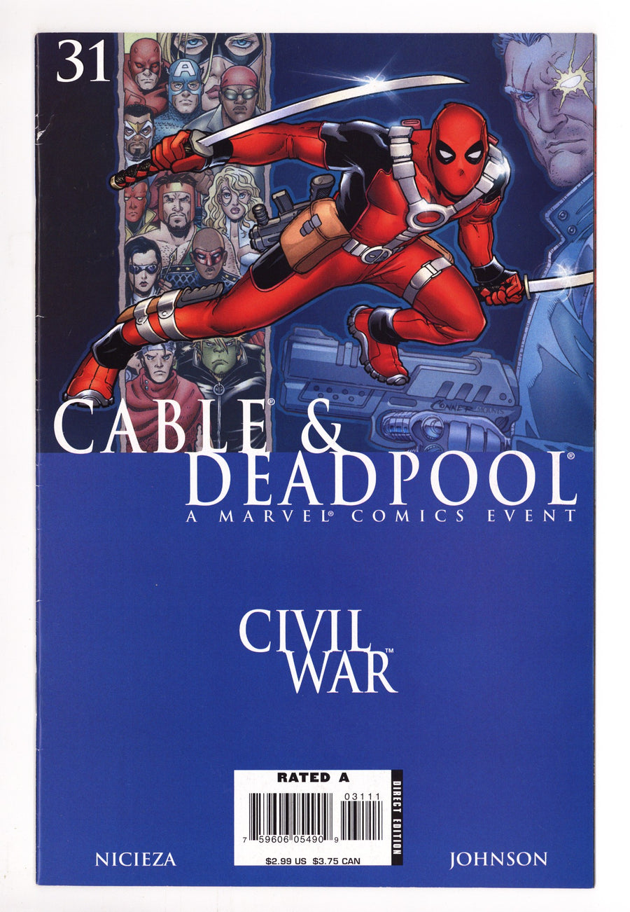 Cable & Deadpool Vol 1 31 Mid Grade (2006) 