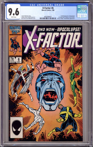 X-Factor Vol 1 6 CGC 9.6 (NM+) (1986)