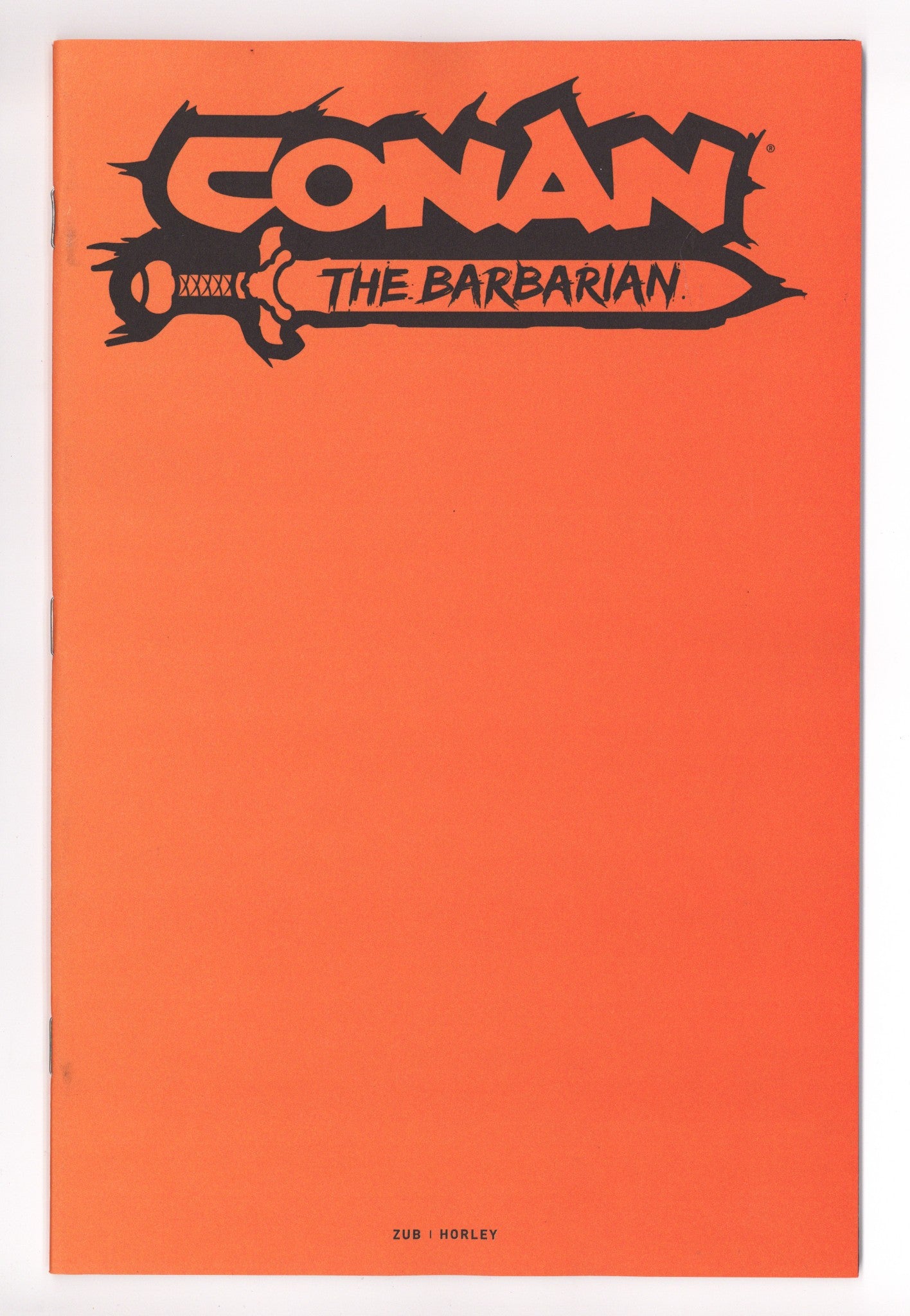 Conan The Barbarian 25 Blank Variant (2025)