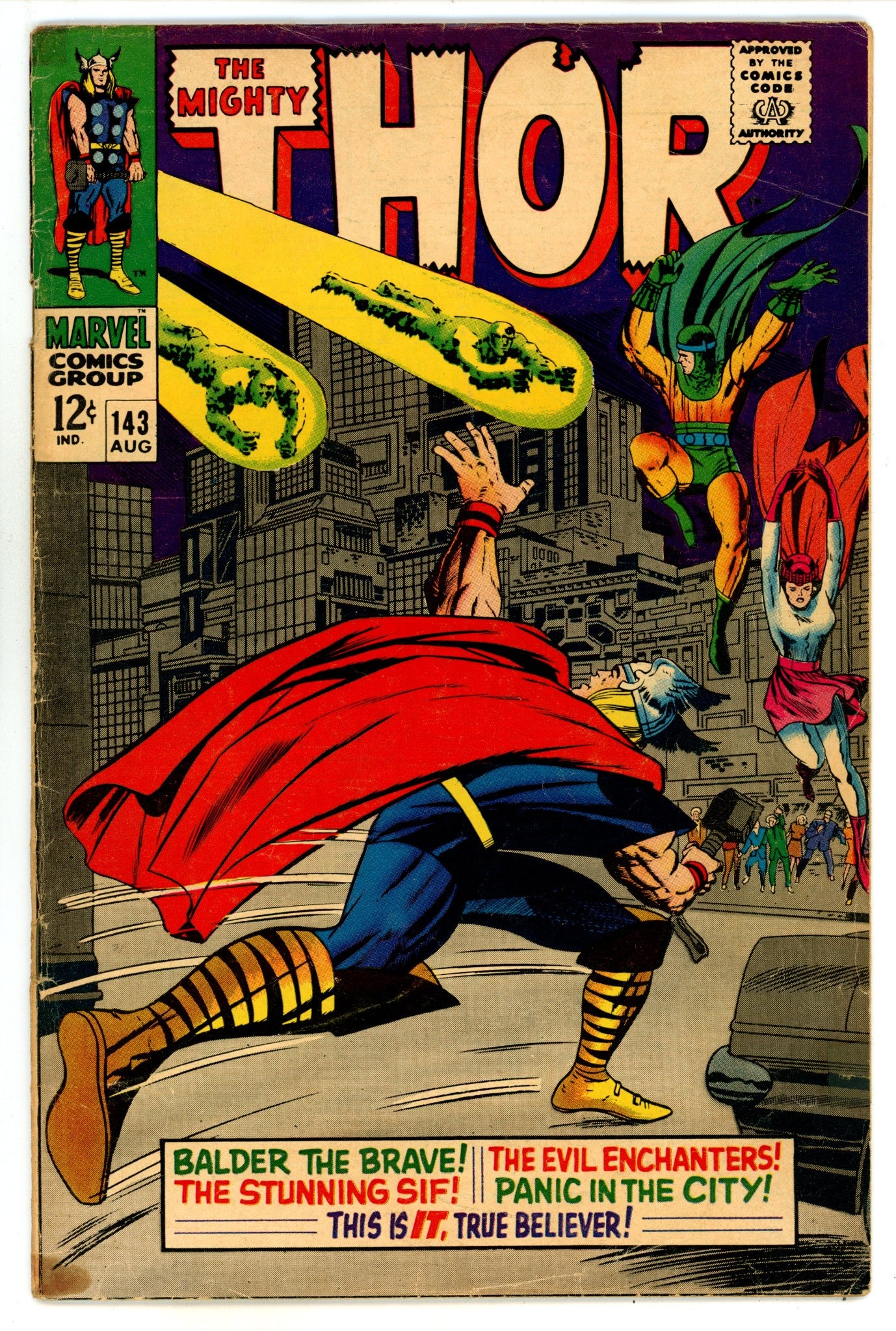 Thor Vol 1 143 VG/FN (5.0) (1967) 