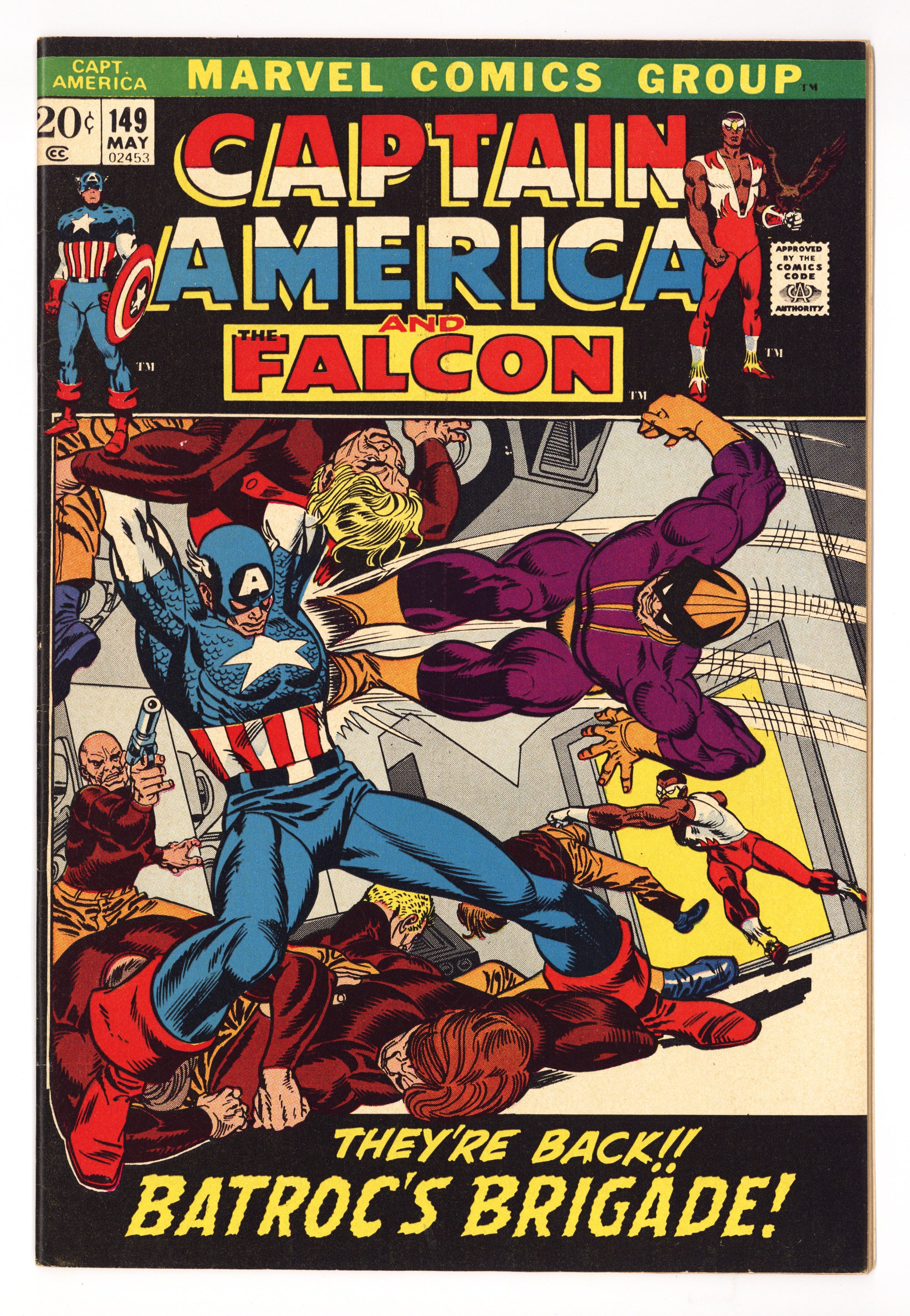 Captain America Vol 1 149  VF- (7.5)   (1972)        