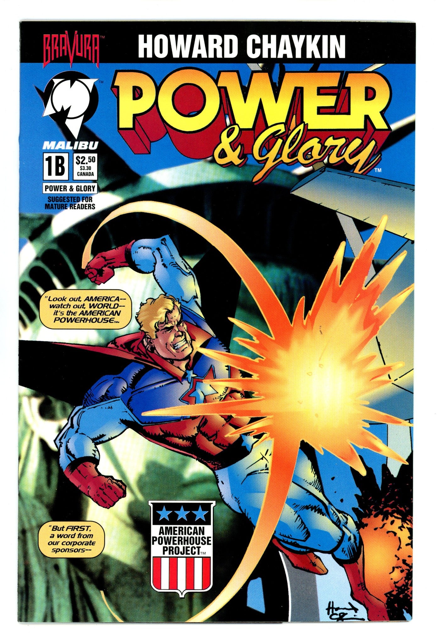Power & Glory 1 High Grade (1994) Chaykin Variant 