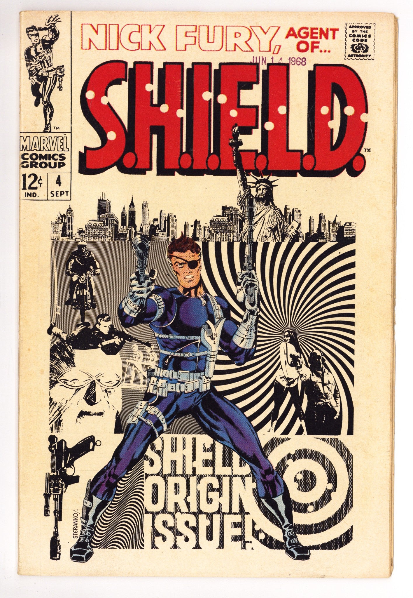 Nick Fury, Agent of SHIELD Vol 1 4 FN+ (6.5) (1968) 
