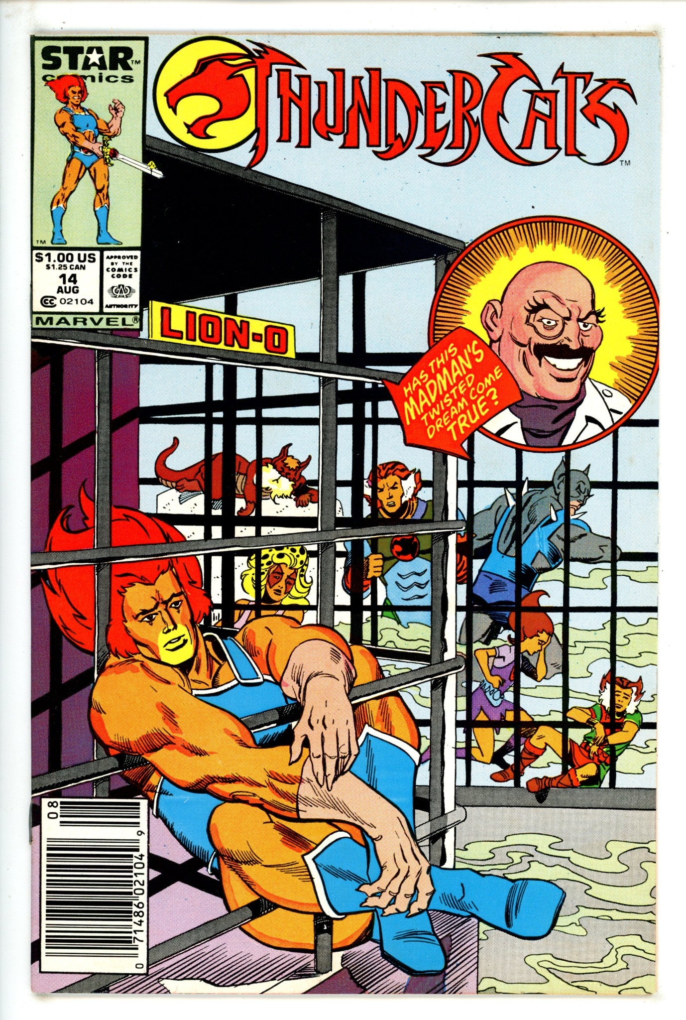 Thundercats 14 VF- (7.5) (1987) Newsstand 