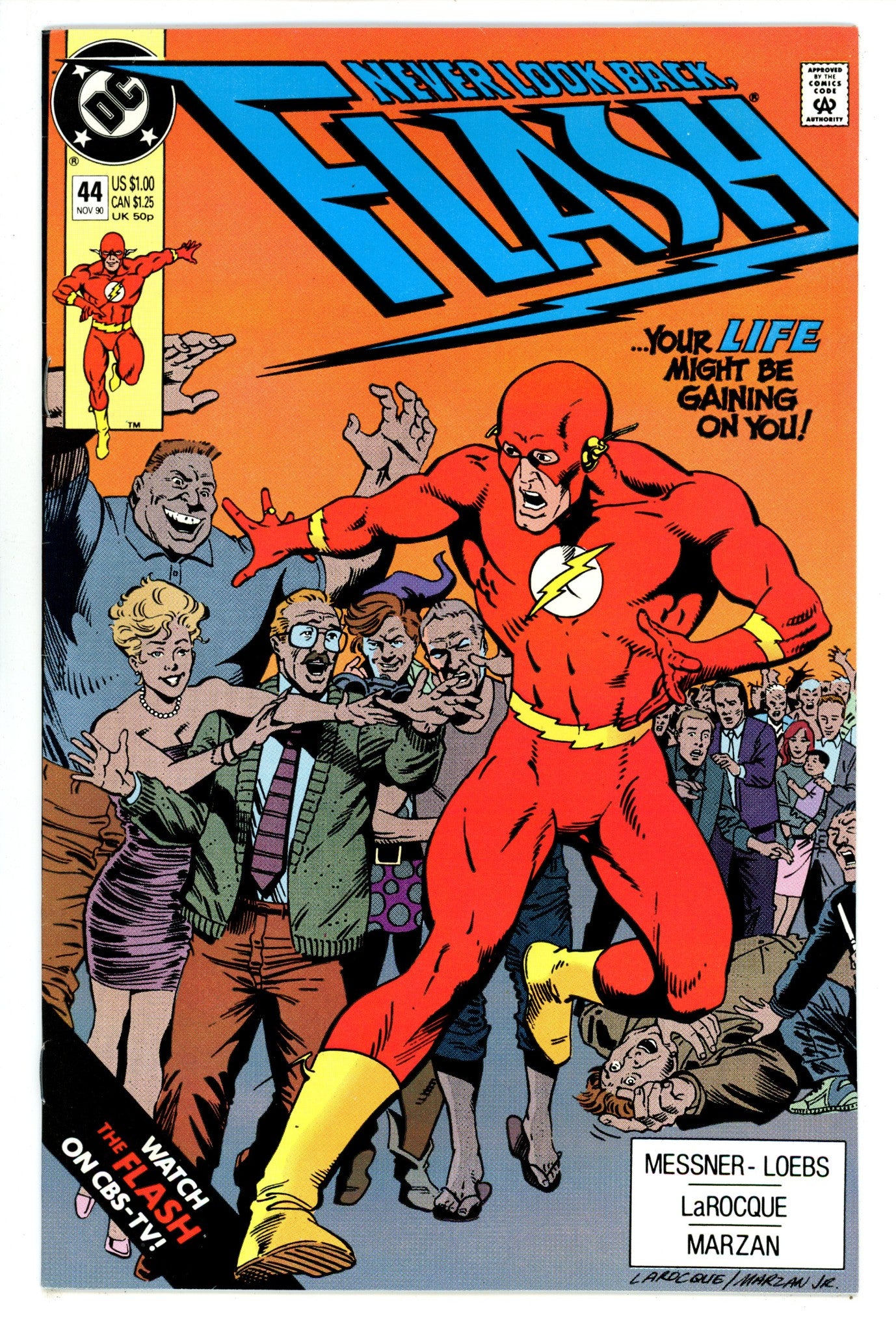 Flash Vol 2 44 Mid Grade (1990) 