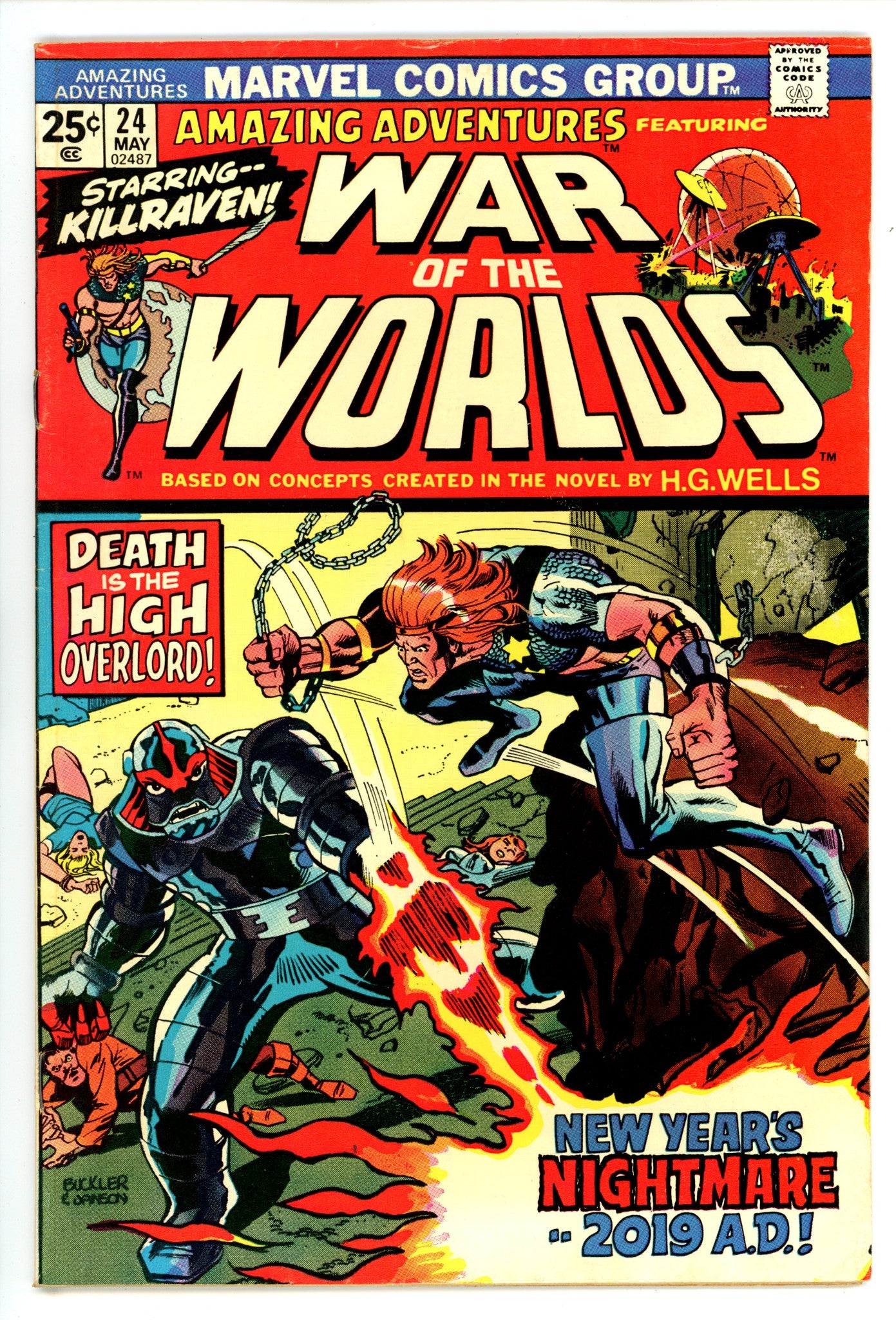 Amazing Adventures Vol 2 24 Mid Grade (1974)