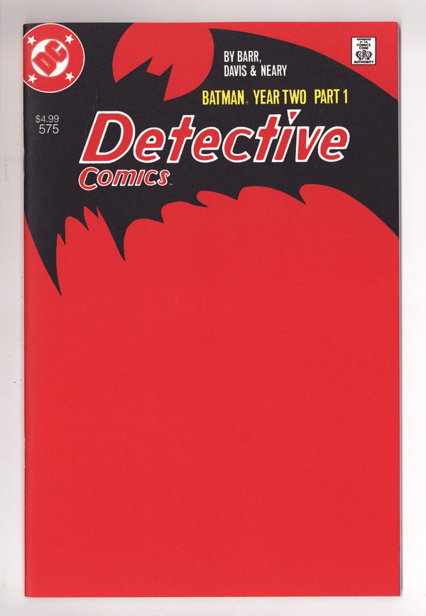 Detective Comics Vol 1 575 Blank Facsimile Variant (2026)