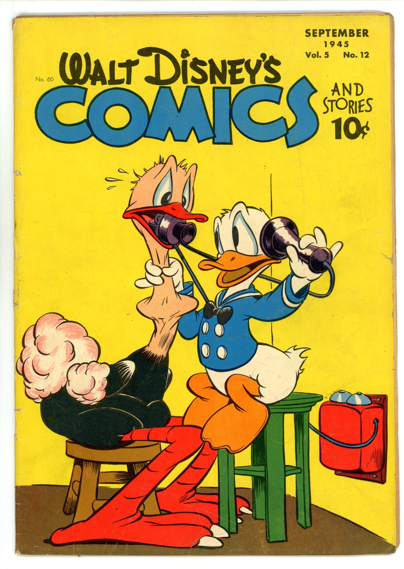 Walt Disney's Comics and Stories Vol 5 12 (60) VG (4.0) (1945) 