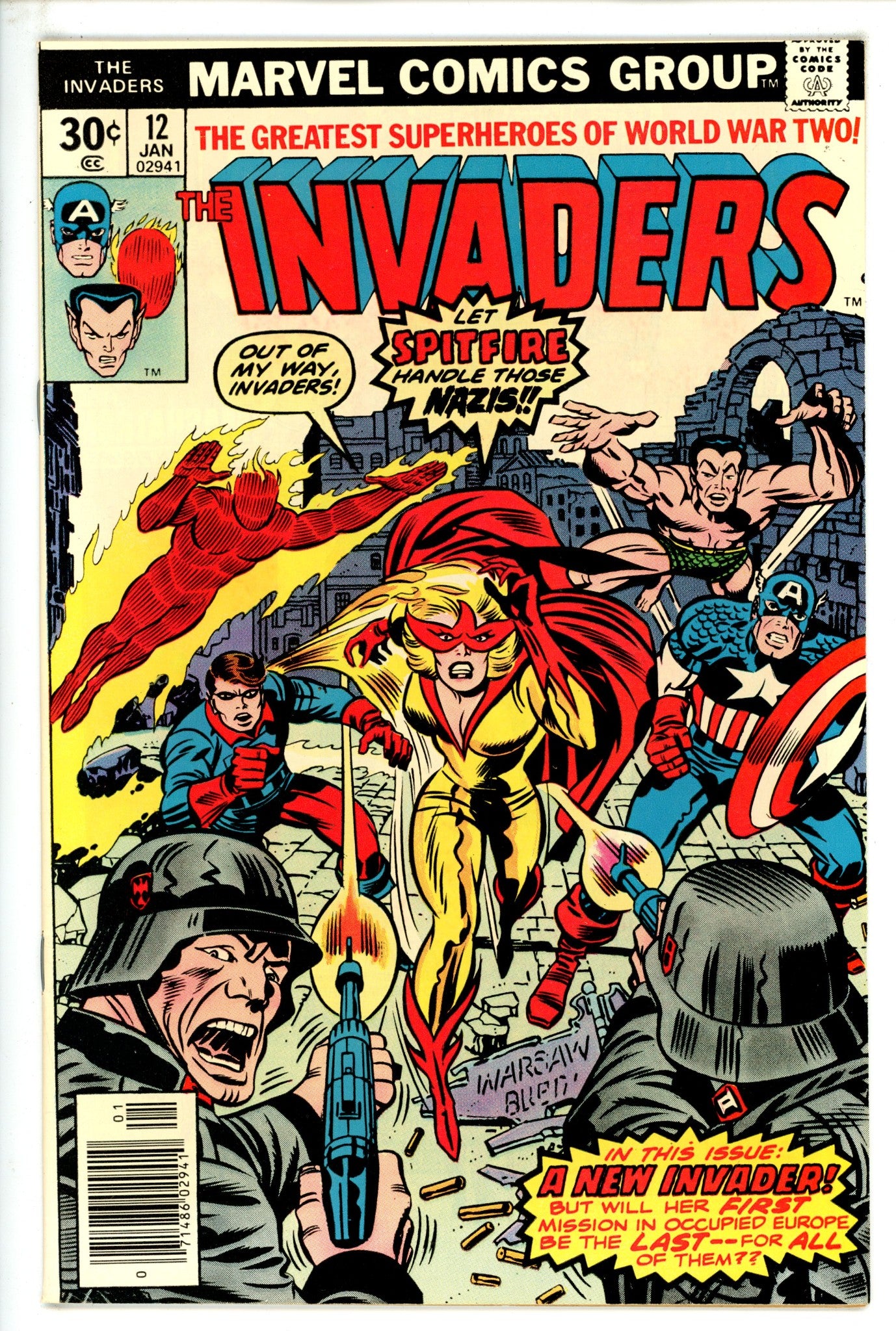 The Invaders Vol 1 12 VF (1977)