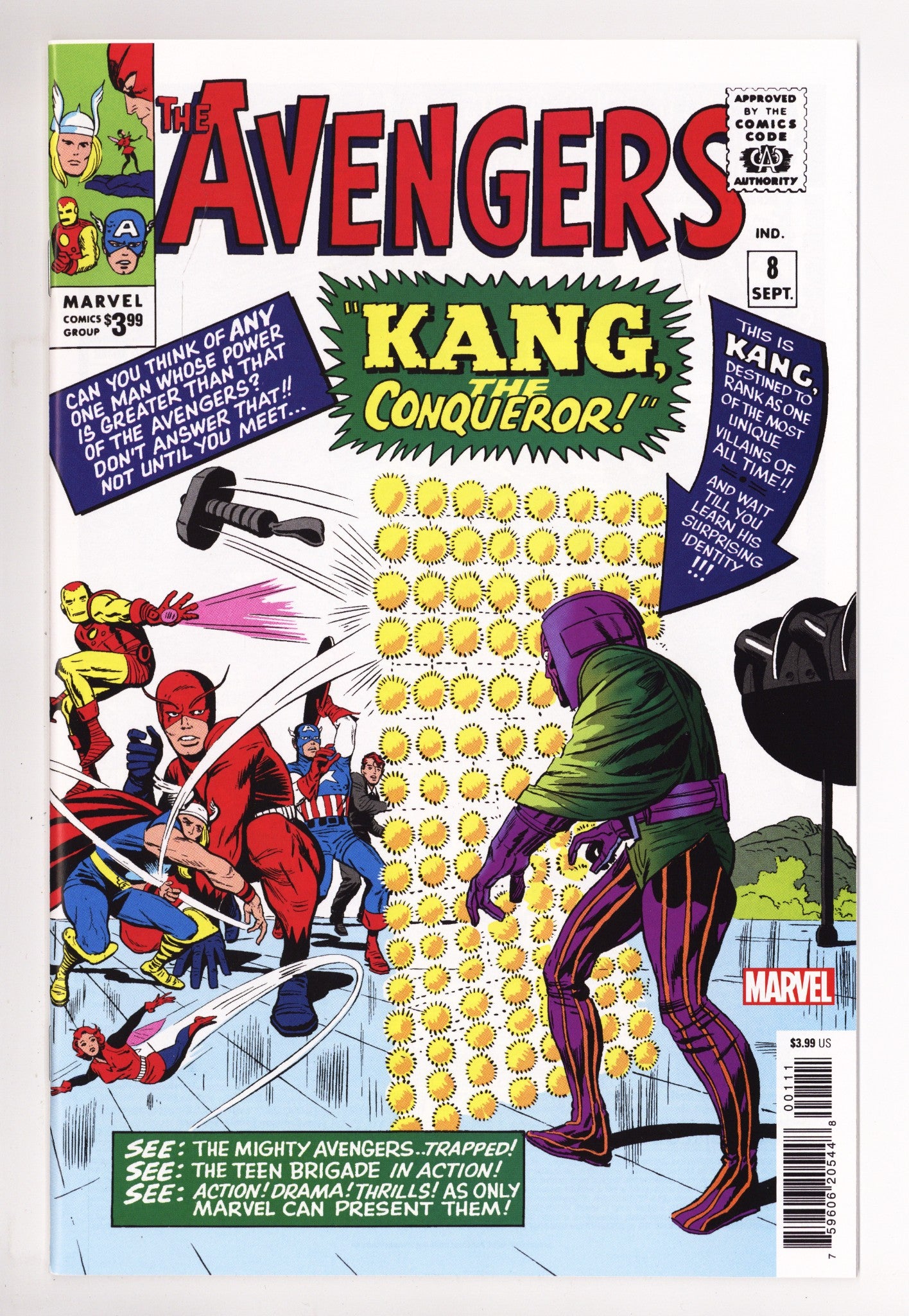 Avengers No. 8 Facsimile Edition   [nn]  High Grade   (2023)        
