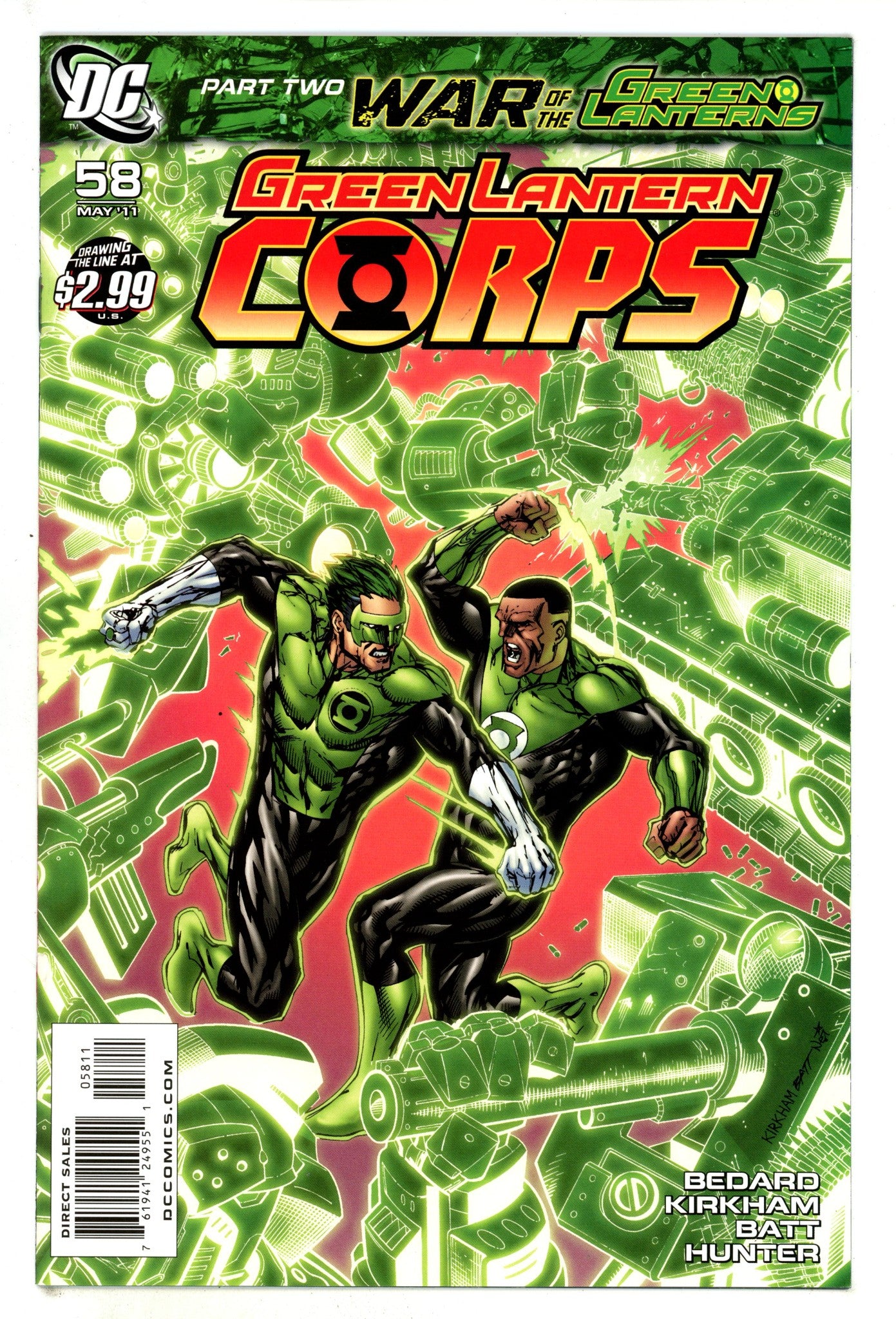 Green Lantern Corps Vol 1 58 High Grade (2011) 
