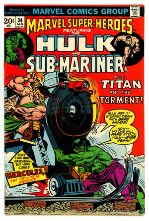 Marvel Super-Heroes 34 VF (8.0) (1973) 