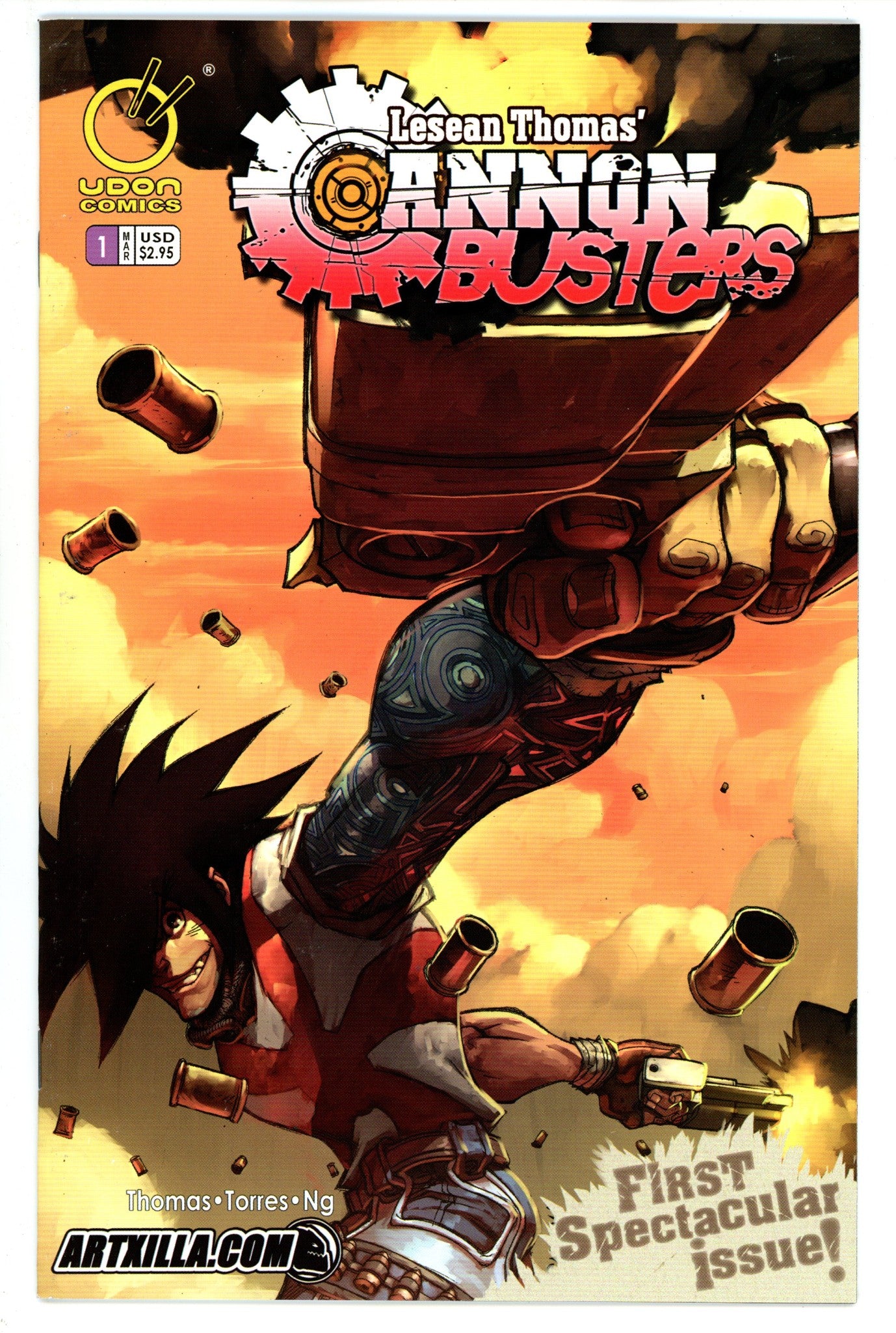 Cannon Busters 1 VF (8.0) (2005) Variant 