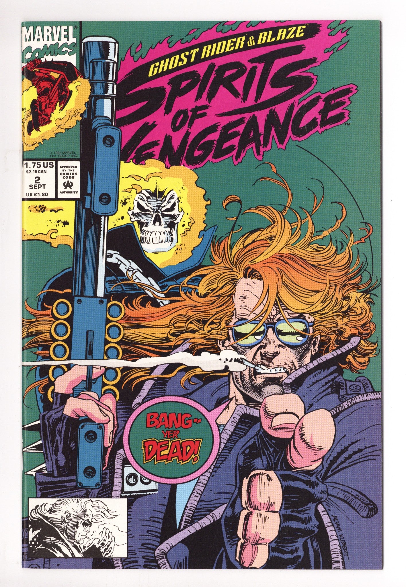 Ghost Rider / Blaze: Spirits of Vengeance 2 High Grade (1992) 