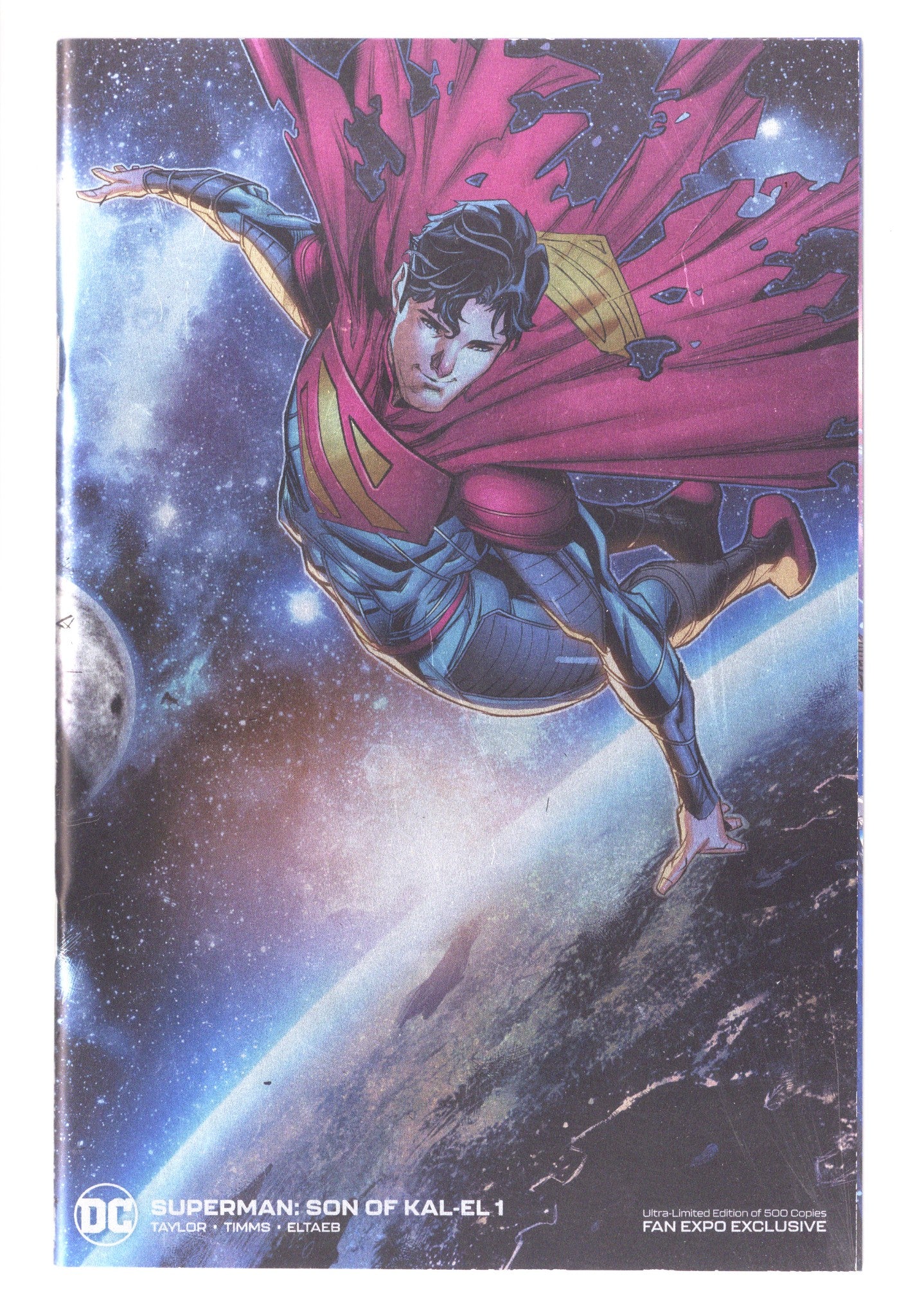 Superman: Son of Kal-El 1 NM (9.4) (2021) Timms Foil Exclusive Variant 