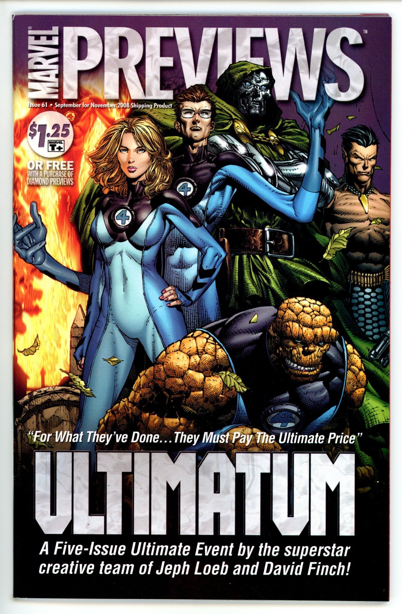 Marvel Previews Vol 1 61 VF/NM (9.0) (2008) 