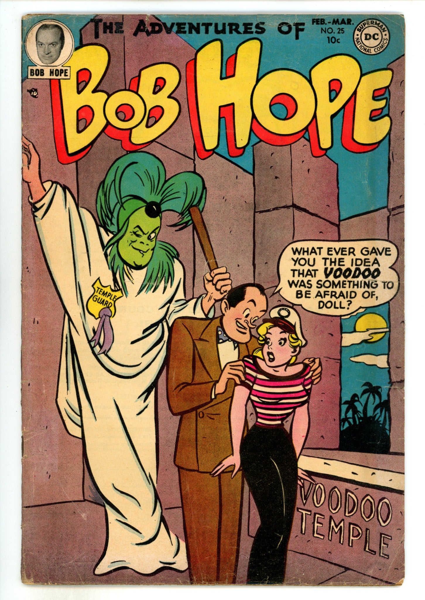 The Adventures of Bob Hope 25 GD/VG (3.0) Interior Cover Tape (1954) 